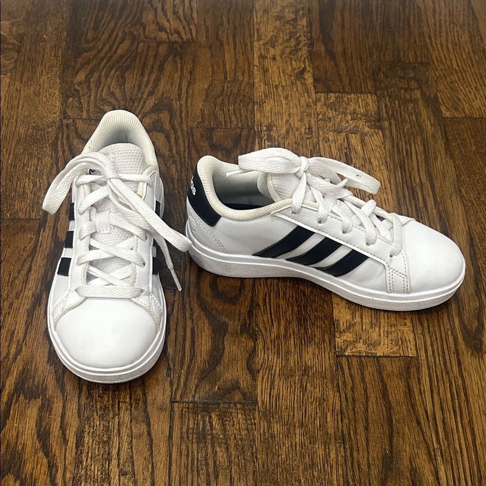 Adidas “grand court” sneakers, size 12 youth